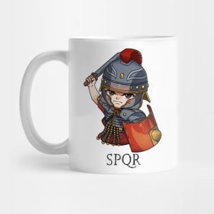 Might of the Legion: Roman Legionary and the SPQR Standard Mug